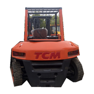 Factory Direct Sales of Original USA Imported High-Power <b>Used</b> Diesel-Powered 4WD Rough Terrain Forklift TCM-7 Tons for Sale - Product Image 1