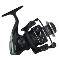 Moulinet de pêche à lancer Byloo Round Full Metal Drum Brand Black Hawk Ll