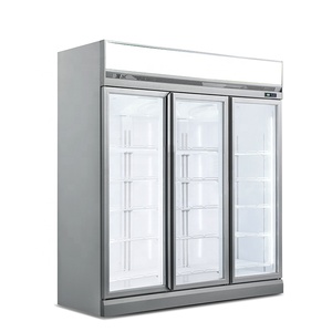 Vitrine Réfrigérée Verticale Commerciale pour Supermarché, Épicerie et Magasin de Proximité avec Porte Vitrée - Product Image 2