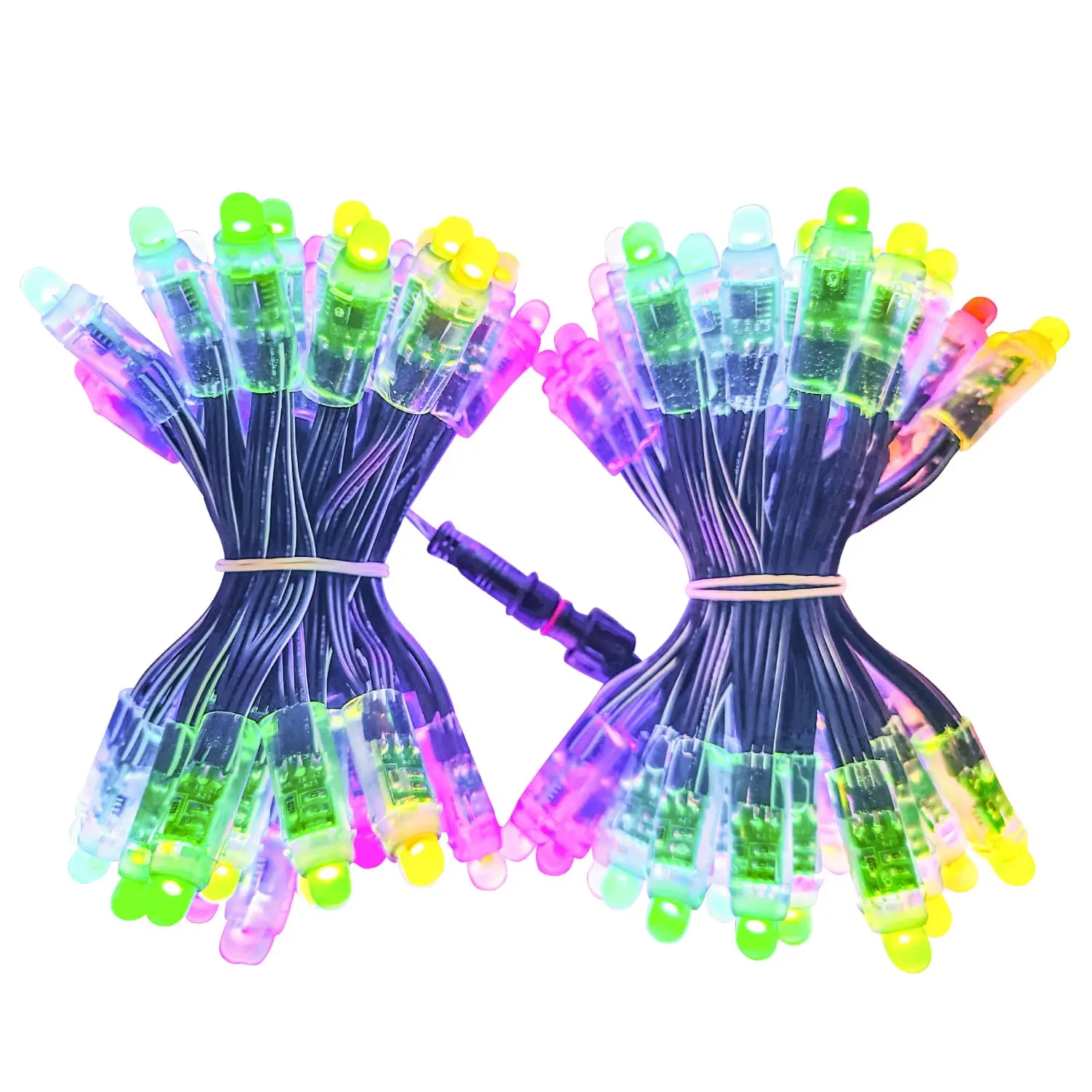 Rgb 2811 Led Pixel 24v 12v Waterproof Point Light String Ray Wu Christmas Full Colors Ws2811 12mm Led Pixel