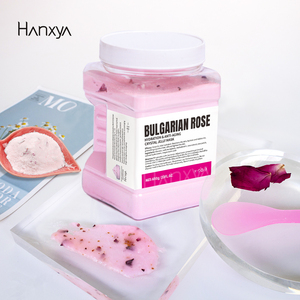 มาส์กหน้าเจลลี่กุหลาบ ช่วยให้ผิวกระจ่างใสและเติม<span class=keywords><strong>น้ำ</strong></span> ซ่อมแซมผิวที่เสียหาย มาส์กหน้าผงเจลลี่แบบกำหนดเอง - Product Image 1