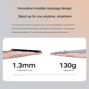 Sabuk pemijat pinggang pereda nyeri, sabuk pemijat perut dan terapi nyeri pinggang, pijat bergetar - Product Image 6