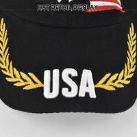 Casquettes de baseball unisexes avec broderie d'aigle américain, chapeau de protection solaire décontracté réglable pour le printemps et l'automne