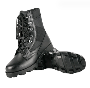 Botas de Combate Transpirables de Gamuza TSB910 SIWAR FARDC con Suela de Goma, Botas de Cuero Negro Resistentes al Desgaste y Transpirables para Entrenamiento en la Selva - Product Image 2