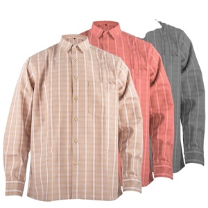 Chemise de Travail FR à Manches Longues à Carreaux pour Homme, Ignifuge, Résistante au Feu FRC, <span class=keywords><strong>NFPA</strong></span> 2112 CAT2, pour Soudeur et Sécurité en Soudage - Product Image 1