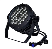 Projecteur LED Par Can 18*12W RGBW 4-en-1 étanche IP65 pour événements extérieurs, discothèques et projets de scène
