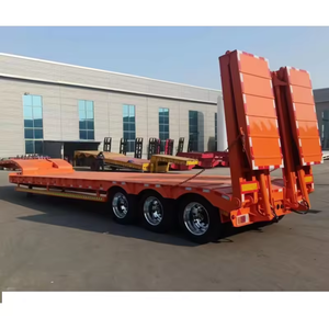 Semi-remorque surbaissée à col de cygne hydraulique 3, 4 ou 5 essieux, capacité 1-2 tonnes, plateau 12,5x2,5x1,5m, Fengniao - Product Image 5