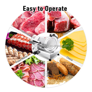 Máquina Cortadora de Carne Eléctrica Semiautomática Comercial para Carnicería, Equipo de Cocina Pequeño para Cortar Carne Congelada - Product Image 3