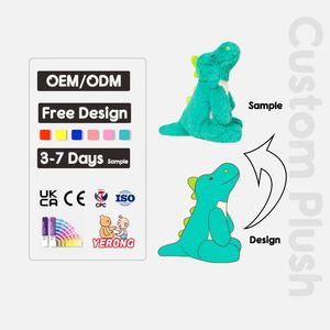 Juguete de Peluche Pequeño Personalizado, Diseño de Dinosaurio a Medida, Peluche con Peso Personalizado, Juguete de Peluche Personalizado - Product Image 3