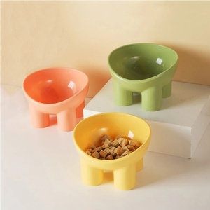 Ciotole Rialzate Anti-<span class=keywords><strong>Vomito</strong></span> per Cani di Piccola Taglia e Gatti, Inclinabili, in Plastica, per Proteggere la Colonna Vertebrale dell'Animale Domestico - Product Image 4