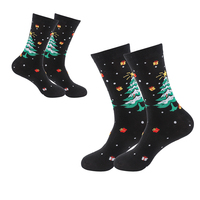 Chaussettes de fête unisexes personnalisées, contrôle des odeurs, coton et élasthanne, séchage rapide, antibactériennes, ajustement confortable