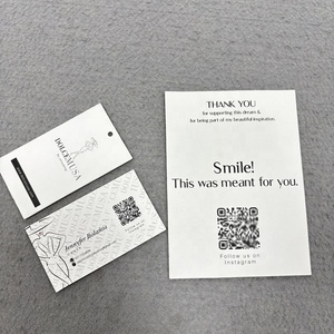 Tarjeta <span class=keywords><strong>de</strong></span> Agradecimiento Personalizada con Código QR, Tarjeta <span class=keywords><strong>de</strong></span> Visita, Tarjeta <span class=keywords><strong>de</strong></span> Papel, <span class=keywords><strong>Gracias</strong></span> <span class=keywords><strong>por</strong></span> su <span class=keywords><strong>Compra</strong></span>, Productos Impresos, Etiqueta Colgante - Product Image 2