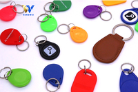 Carte de visite personnalisée avec logo, code QR, époxy, RFID, NFC, carte de membre d'hôtel, porte-clés, 13,56 MHz, étanche, programmable, en bois massif