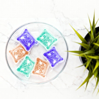 Capsules de lessive tout-en-un personnalisées sans colorant, 14 grammes, hypoallergéniques, sans cruauté, capsules de lessive