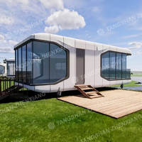 Chine Personnaliser Capsule Maison Préfabriquée Luxe Pliable Moderne Espace Capsule Maison Préfabriqué Modulaire Camping Maison Hôtel