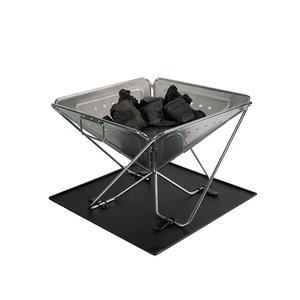 <strong>Folding</strong> Outdoor Camping Portable Barbecue Stainless Steel Bbq 304 <strong>Firepit</strong> - Product Image 1