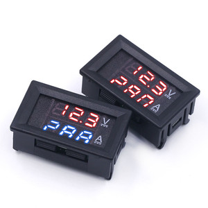 Digitales Voltmeter Ampere meter DC 100V 10A Blau Rot <span class=keywords><strong>LED</strong></span> Amp Dual Digital anzeige Volt Meter Messgerät Autos trom überwachungs <span class=keywords><strong>tester</strong></span> - Product Image 3