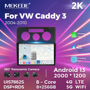 Reproductor Multimedia para Auto MEKEDE MS de 8 Núcleos con Pantalla Táctil WiFi Android 13 para VW <span class=keywords><strong>Caddy</strong></span> <span class=keywords><strong>3</strong></span> 2004-2010 - Product Image 5