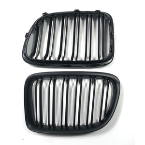 Mat noir en fibre de carbone gril de pare-chocs avant calandre de voiture pour <span class=keywords><strong>bmw</strong></span> nouveau <span class=keywords><strong>x1</strong></span> e84 - Product Image 3
