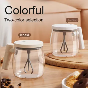 Taza Mezcladora Eléctrica Automática Portátil, Nueva Taza de Café con Revestimiento de Vidrio para Oficina, Ideal para Fiestas - Product Image 4