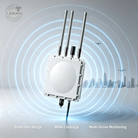 Estación Base de Detección de Altitud Fija 724H, Terminal de Advertencia de Espacio Aéreo con Control Remoto 4G para Exteriores, Parques y Fronteras, 1000M