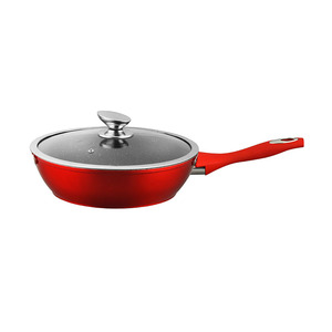Sartén profunda de cobre antiadherente de granito de aluminio de nuevo diseño multirestaurante con cubierta de vidrio Arra inferior de inducción - Product Image 6