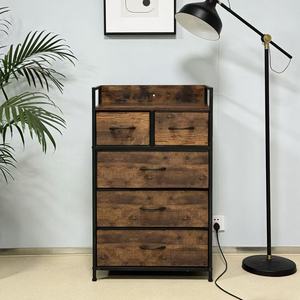Cross-border best-selling <b>chest</b> of drawers <b>storage</b> cabinet, simple and modern barn door <b>storage</b> cabinet, bedroom, living room, - Product Image 1