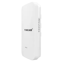 TiNCAM 10km 5.8G 18dbi CPE Inalámbrico para Exteriores IP65 POE 24V DC 12V13KM Puente Inalámbrico para Exteriores 1 Par Punto de Acceso Inalámbrico