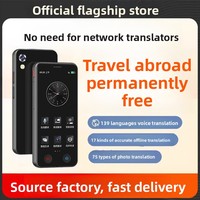 Dispositivo de Traducción Electrónica Instantánea de Voz Bidireccional Portátil A40Lite, Traducción de Idiomas con IA Inteligente Automática en Tiempo Real para Viajes