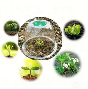 Cúpula de Plástico para Semillas, Cubierta Protectora para Plantas de Jardín, Decoración para Semillas, Protector de Macetas - Product Image 6