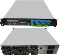Yüksek güç 1500nm edfa catv fiber ekipmanlar 32 edfa wdm amplifikatör ftth fttb fiber amplifikatör