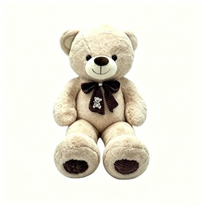 Oso de Peluche Beige Abrazable Personalizado para Regalo de San Valentín, Oso de Peluche Clásico Grande para Niños y Adultos - Product Image 4