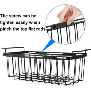 छाती फ्रीजर रेफ्रिजरेटर के लिए विस्तृत गहरे फ्रीजर बास्केट के साथ एडजस्टेबल वायर बास्केट - Product Image 3