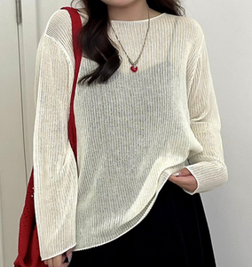 <span class=keywords><strong>Pull</strong></span>-over col rond personnalisé pour <span class=keywords><strong>femme</strong></span>, élégant, couleur unie, prix abordable, maille sexy, vêtements pour <span class=keywords><strong>femme</strong></span>, collection automne - Product Image 6