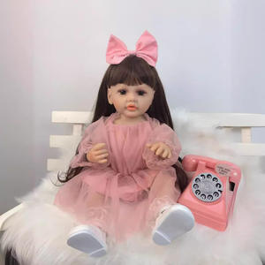Suministro directo de fábrica muñecas <span class=keywords><strong>reborn</strong></span> todo el cuerpo de <span class=keywords><strong>silicona</strong></span> realista bebe <span class=keywords><strong>reborn</strong></span> niños juguete de baño regalo de Navidad - Product Image 2