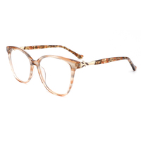 Stz — lunettes personnalisées en acétate pour femmes, avec monture de lunettes en métal, vente en gros, 2183G74
