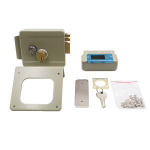 <span class=keywords><strong>Serrure</strong></span> de porte principale extérieure intelligente de sécurité en gros, télécommande, 12V, double cylindre, étanche, loquet électrique, <span class=keywords><strong>serrure</strong></span> à encastrer en métal - Product Image 2