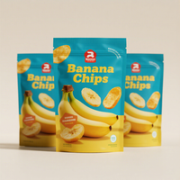 Emballage personnalisé pour en-cas, couverture pour sachet de pop-corn, sachet de chips, sachet de pop-corn, sachet de chips de pommes de terre, sachet de chips de banane