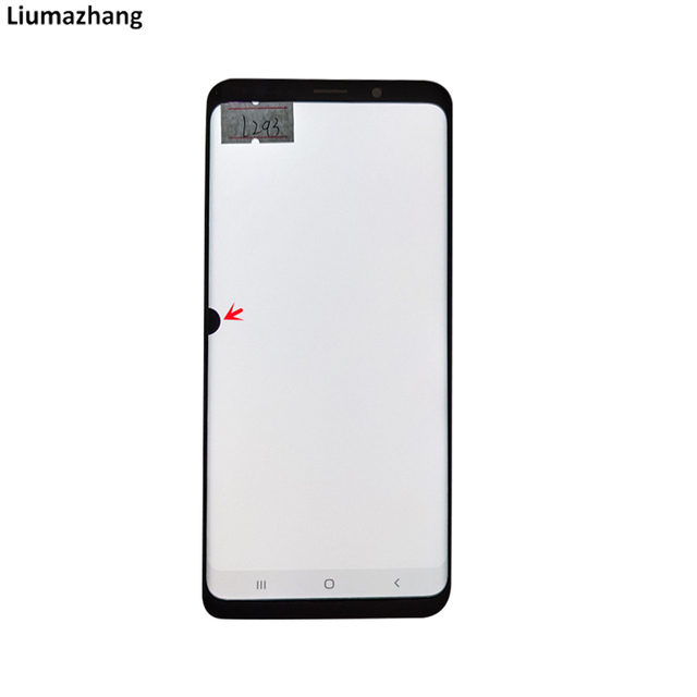 Original 5.8Inches Super AMOLED LCD Display Screen Replacement for Samsung for Galaxy S9 Digitizer Assembly with Black Dots High