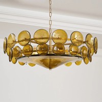 Lustre moderne vert, luminaires suspendus, lustre Murano, lampes de décoration de luxe