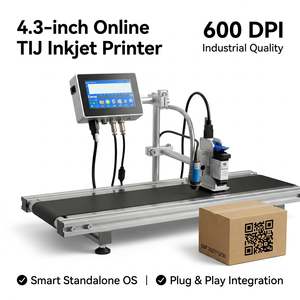 Máquina de Impresión de Fechas, Codificador de Inyección de Tinta TIJ de Media Pulgada para Alimentos, Bebidas, Cosméticos, Marcado de Fecha de Caducidad - Product Image 6