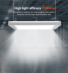 CE DLC Power Tunable 110w 130w 165w 180w 200w Indoor Linear High Bay Lightsgarage Led Light