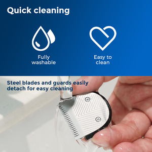 Juego de recortador de barba 3 en 1 para hombres con recortador de vello nasal y accesorios de aseo, cuchilla de metal, carga USB, color plateado - Product Image 3