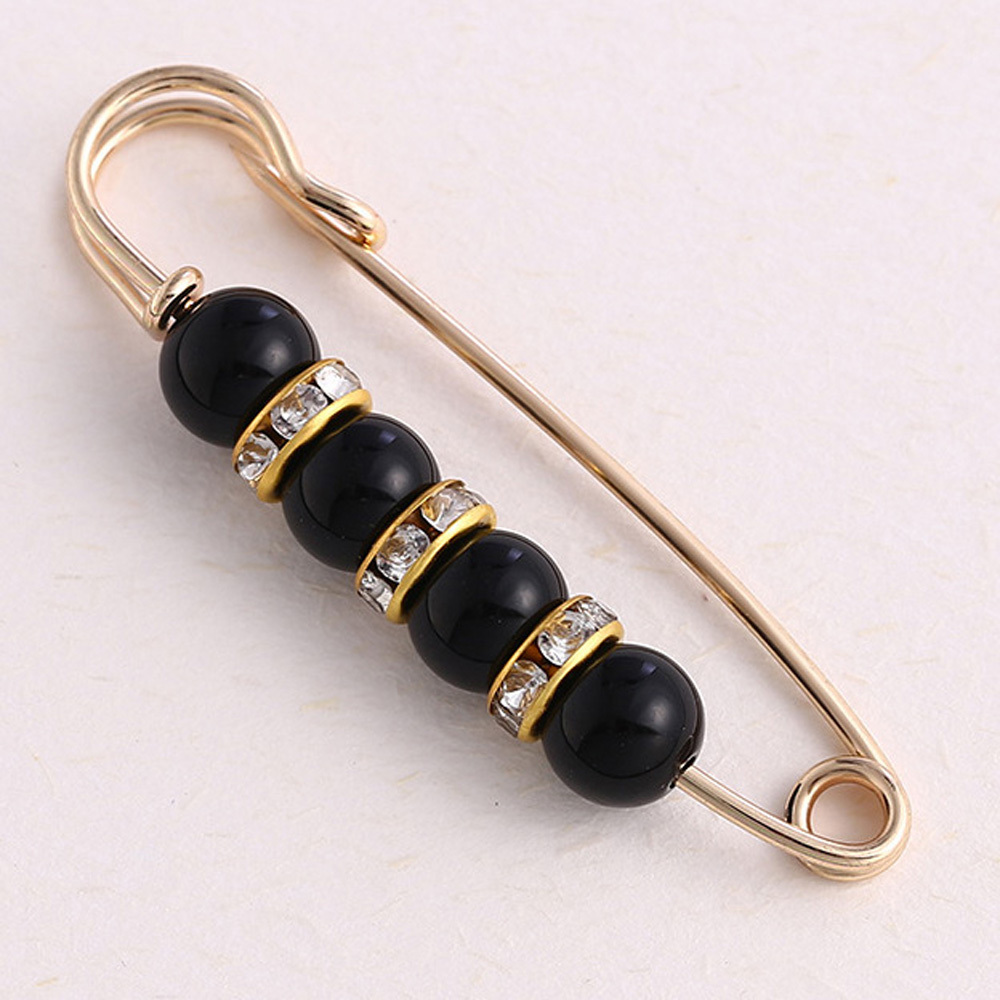 Perle noire YZ015, 5,5 cm