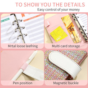 Cross-Border A6 Macaron PVC bìa cứng máy tính xách tay 100 trang lỏng lẻo tay cuốn sách tiền mặt Ngân Sách in A3 kích thước cho bán buôn Quà Tặng - Product Image 4