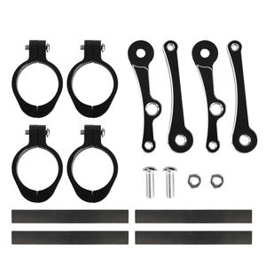 Soporte Universal para Faro Delantero de 39mm-41mm para Motocicletas Harley Sportster XL <span class=keywords><strong>Cafe</strong></span> <span class=keywords><strong>Racer</strong></span> Honda, Color Negro - Product Image 3