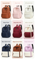 Sac de voyage en nylon unisexe personnalisé avec logo pour ordinateur portable, idéal pour les loisirs, l'école et les étudiants