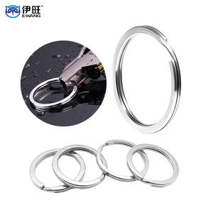 โรงงานผลิตพวงกุญแจแบนแบบกำหนดเองโดยตรงจากโรงงาน – สแตนเลส 304, รับทำโลโก้ OEM - Product Image 1