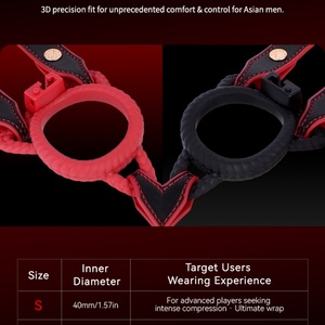 Cinturón de Castidad Masculino FRRK Bdsm, Jaula de Castidad de Cuero, Anillo para Pene, Juguetes Sexuales de Castidad para Hombres, Arnés de Castidad Masculino de Cuero - Product Image 4