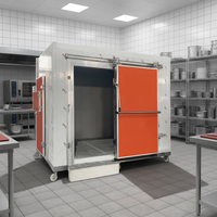 Congélateur commercial de haute qualité, stockage, panneau en acier, modulaire, préfabriqué, facile à utiliser, logistique, supermarché, restaurant